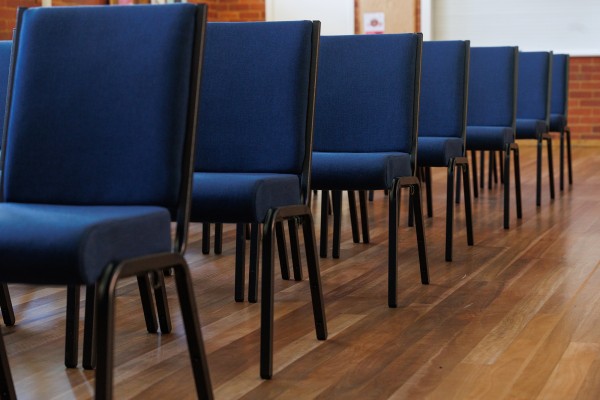 Slimline Church Chairs - Canberra Baptist Church