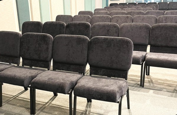 North Beach Baptist Church, WA - Enclosed Back Church Chairs