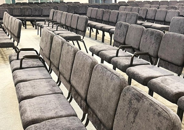 North Beach Baptist Church, WA - Enclosed Back Church Chairs